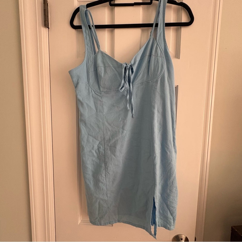Forever 21 Womens Light Blue Mini Dress